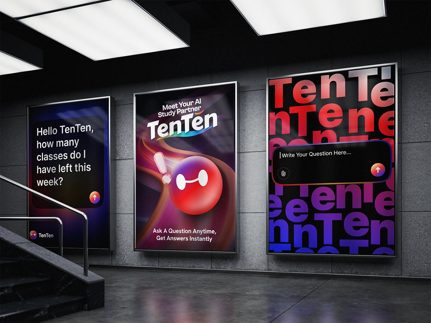 TenTen product poster mockup