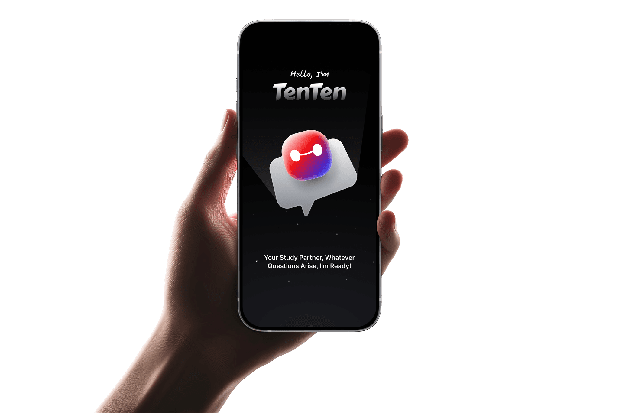 TenTen introduction screen on a phone